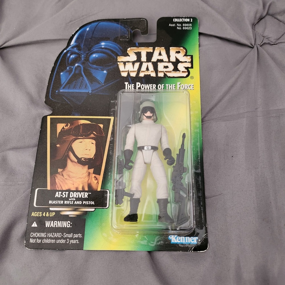Star Wars Power of the Force AT-ST Driver Action Figure Kenner 1996 New Sealed